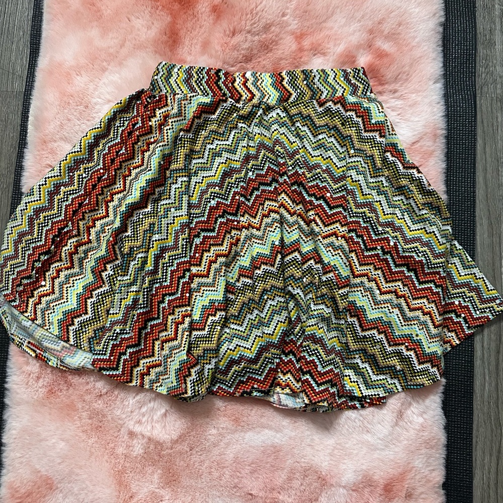 Zigzag Pattern Skirt